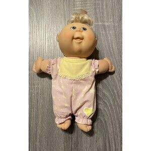 Cabbage Patch Kid Doll 11” Play Along Blonde Hair Diaper & Moon & Star Outfit